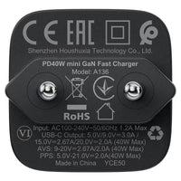 شاحن ACEFAST A136 GaN 40W PD USB-C شحن سريع AVS