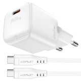 ACEFAST A77 Mini PD30W GaN USB-C Charger Set with C3-03 Cable (EU)