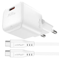 ACEFAST A77 Mini PD30W GaN USB-C Charger Set with C3-03 Cable (EU)
