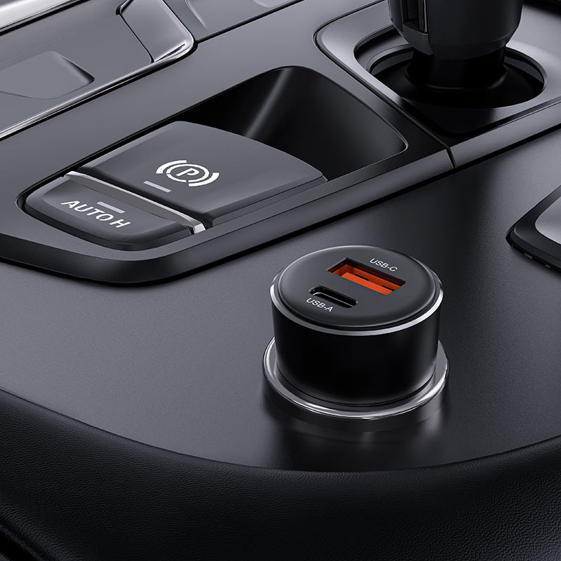 ACEFAST B12 60W Fast Car Charger – USB-C + USB-A ACEFAST B12 60W Fast Car Charger – USB-C + USB-A