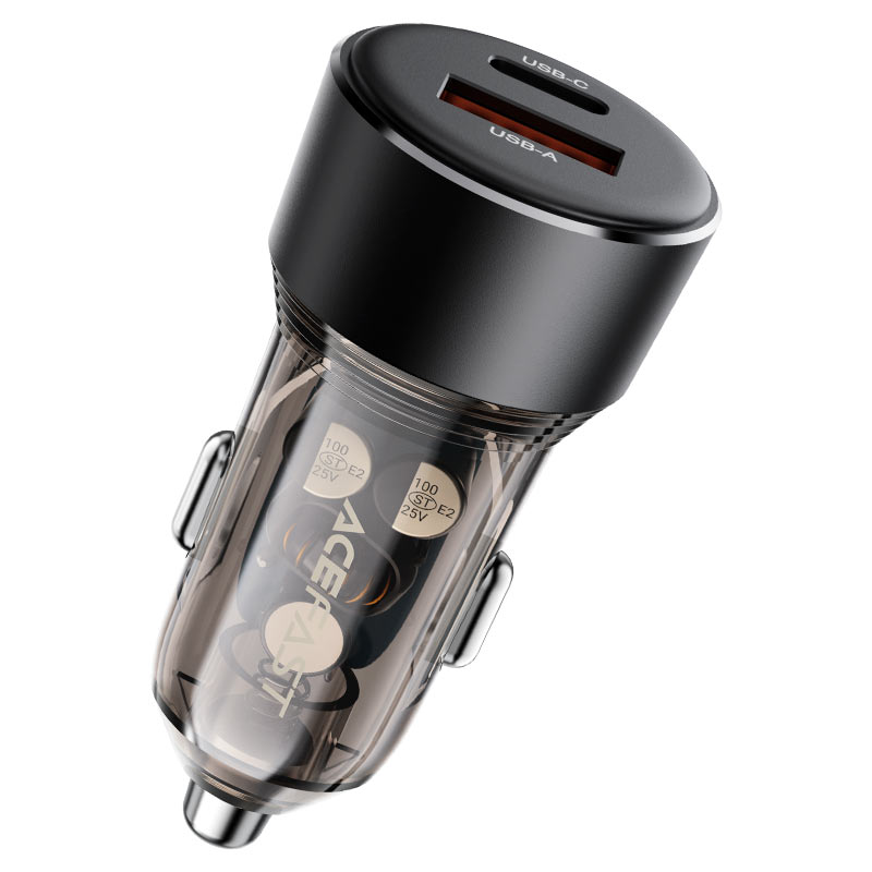 ACEFAST B12 60W Fast Car Charger – USB-C + USB-A ACEFAST B12 60W Fast Car Charger – USB-C + USB-A