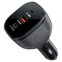 شاحن سيارة ACEFAST B14 165W PD3.1 ثلاثي USB-C وUSB-A