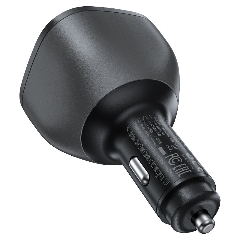 ACEFAST B14 165W PD3.1 Car Charger 3-Port (2×USB-C + USB-A)