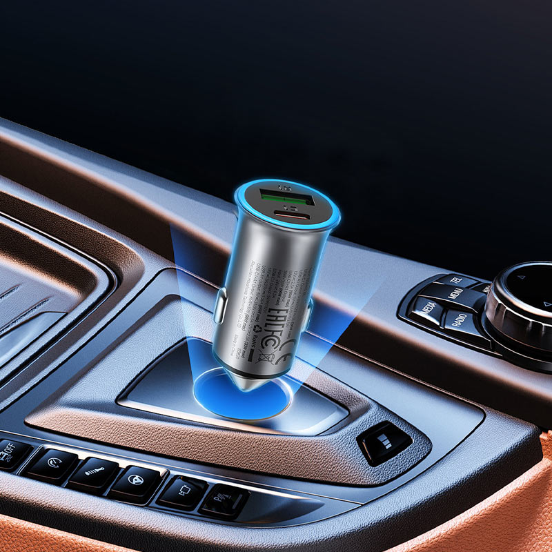 ACEFAST B16 95W Fast Car Charger Dual Port USB-C 65W + USB-A 30W