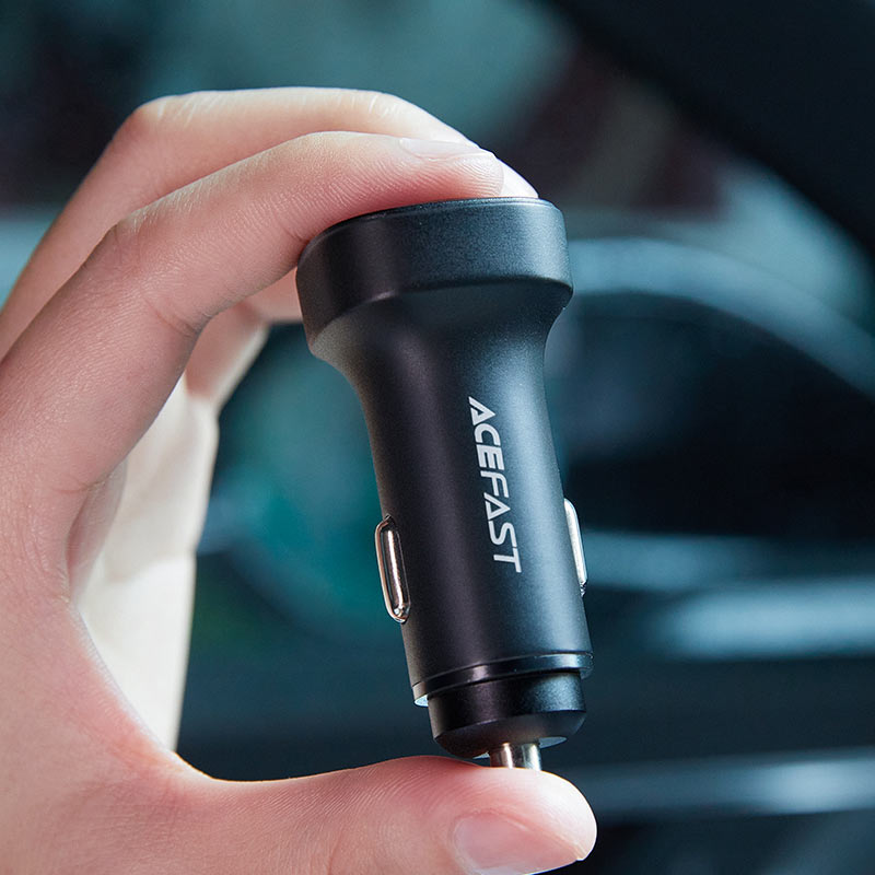 شاحن سيارة ACEFAST B2 72W USB-C مزدوج سريع 36W+36W