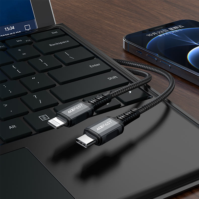 Acefast C1-01 USB-C to Lightning Fast Charging Cable Acefast C1-01 USB-C to Lightning Fast Charging Cable