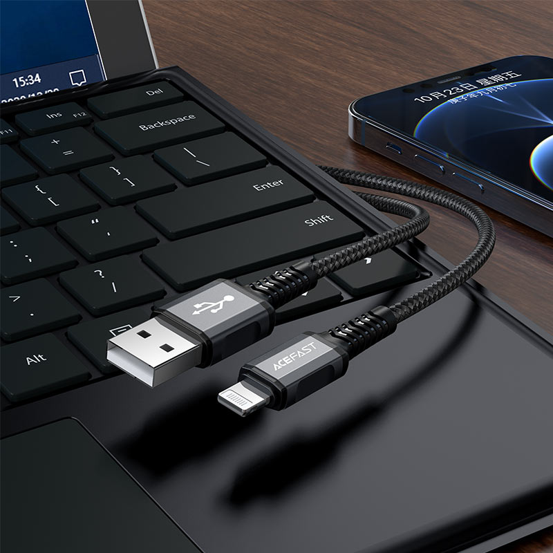 Acefast C1-02 USB-A to Lightning Fast Charging Cable Acefast C1-02 USB-A to Lightning Fast Charging Cable
