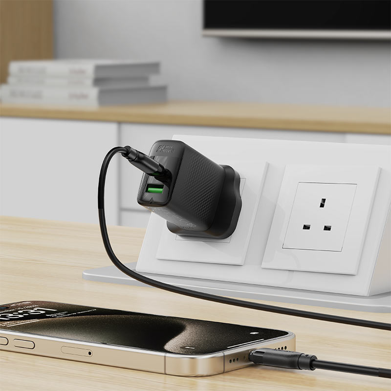 كيبل شحن Acefast C16-03 USB-C إلى USB-C بقدرة 60 واط