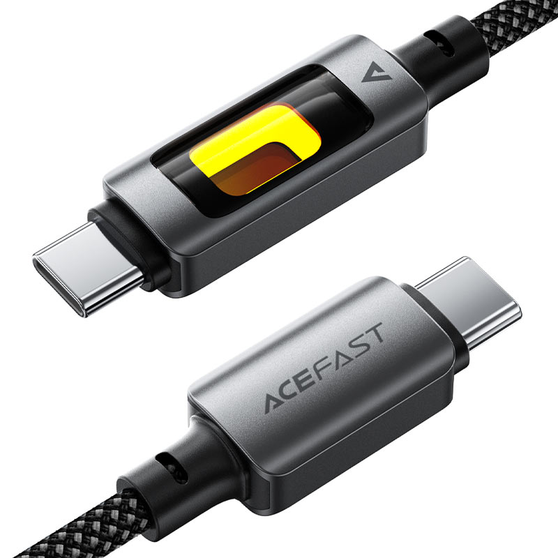 كيبل شحن Acefast C21-03 USB-C إلى USB-C بقدرة 60W