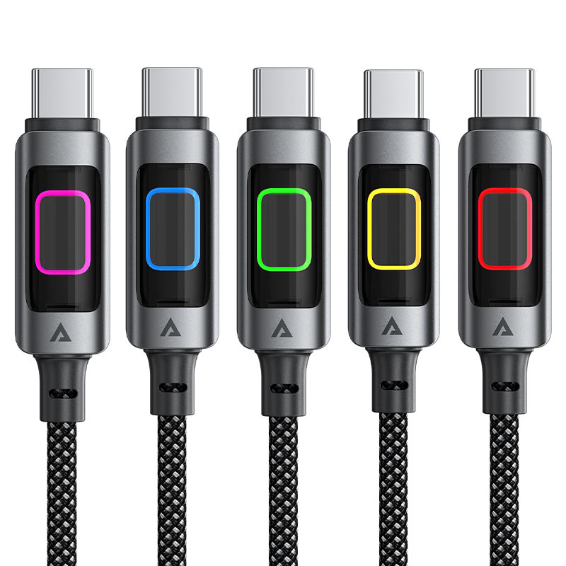 كيبل شحن Acefast C21-03 USB-C إلى USB-C بقدرة 60W