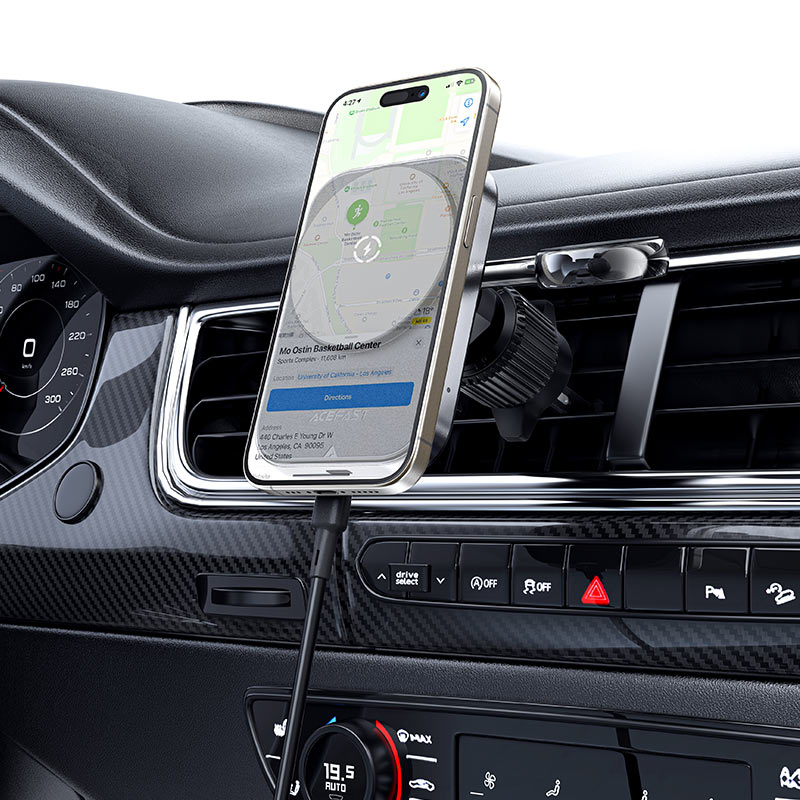 Acefast D18 15W Fast Wireless Car Charger & Magnetic Holder