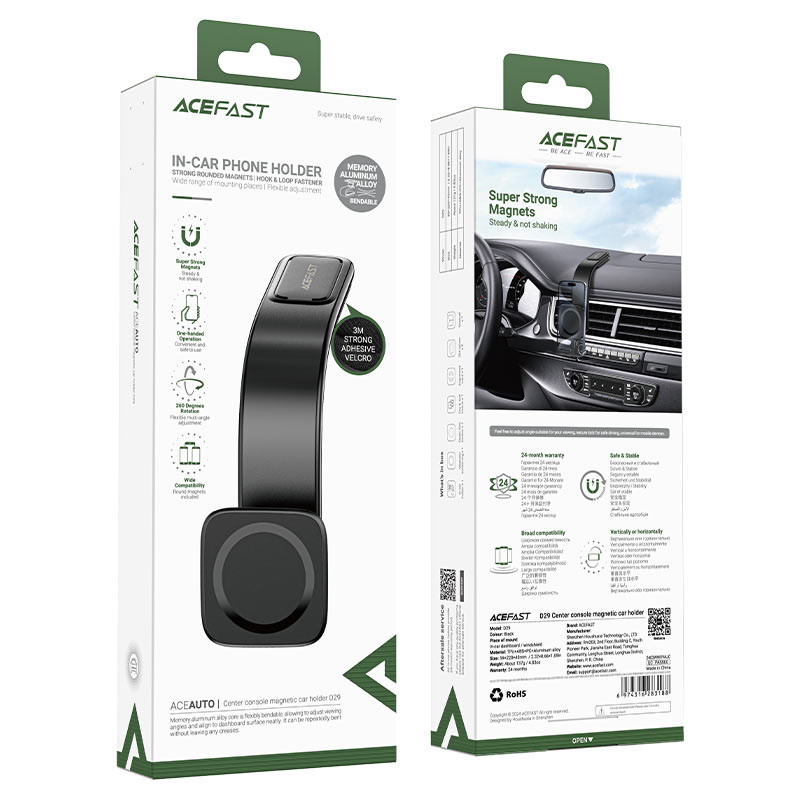 Acefast D29 Magnetic Car Mount – Secure Phone Holder Acefast D29 Magnetic Car Mount – Secure Phone Holder