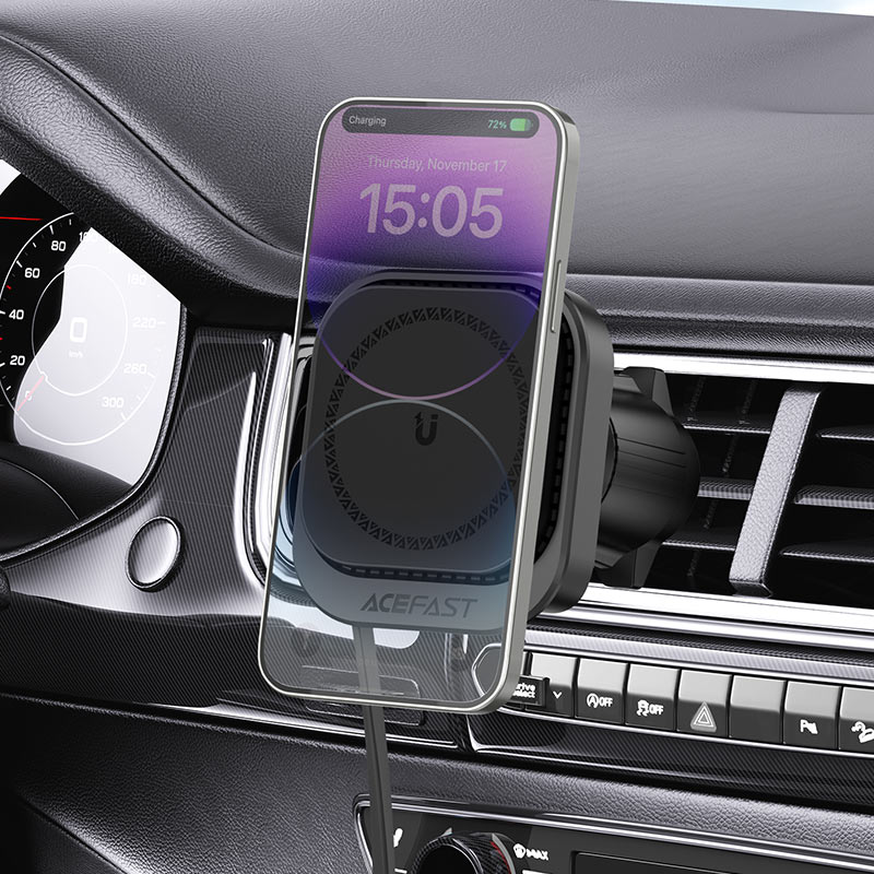 Acefast D32 Magnetic Wireless Car Charger – Fast Charge