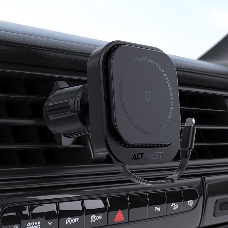 Acefast D32 Magnetic Wireless Car Charger – Fast Charge Acefast D32 Magnetic Wireless Car Charger – Fast Charge