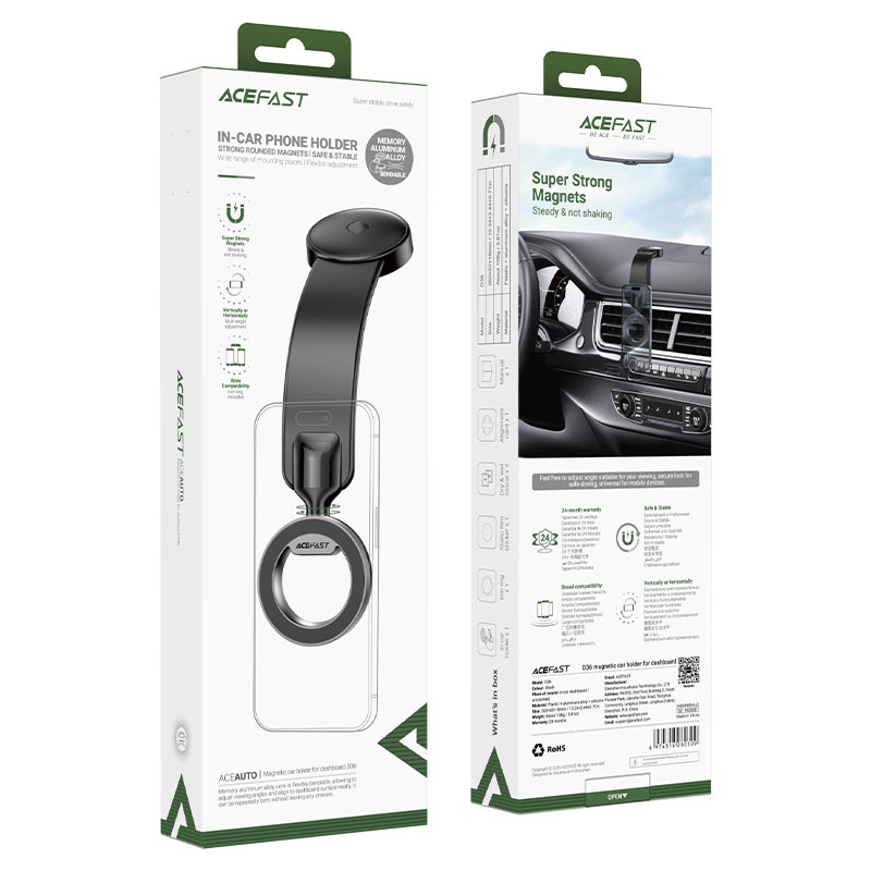 Acefast D36 Magnetic Car Mount – Secure Phone Holder