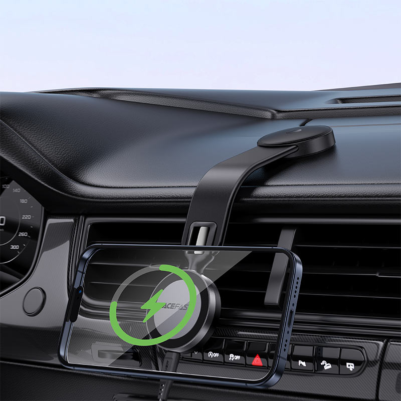 Acefast D37 Magnetic Wireless Car Charger – Fast Charge Acefast D37 Magnetic Wireless Car Charger – Fast Charge