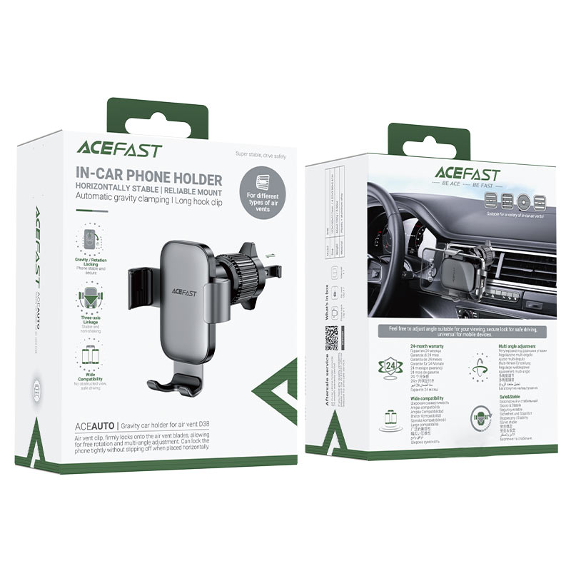 Acefast D38 Car Mount Holder – Secure Phone Holder Acefast D38 Car Mount Holder – Secure Phone Holder