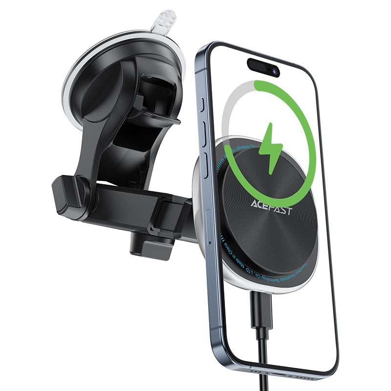 Acefast D42 Magnetic Wireless Car Charger – Fast Charge Acefast D42 Magnetic Wireless Car Charger – Fast Charge