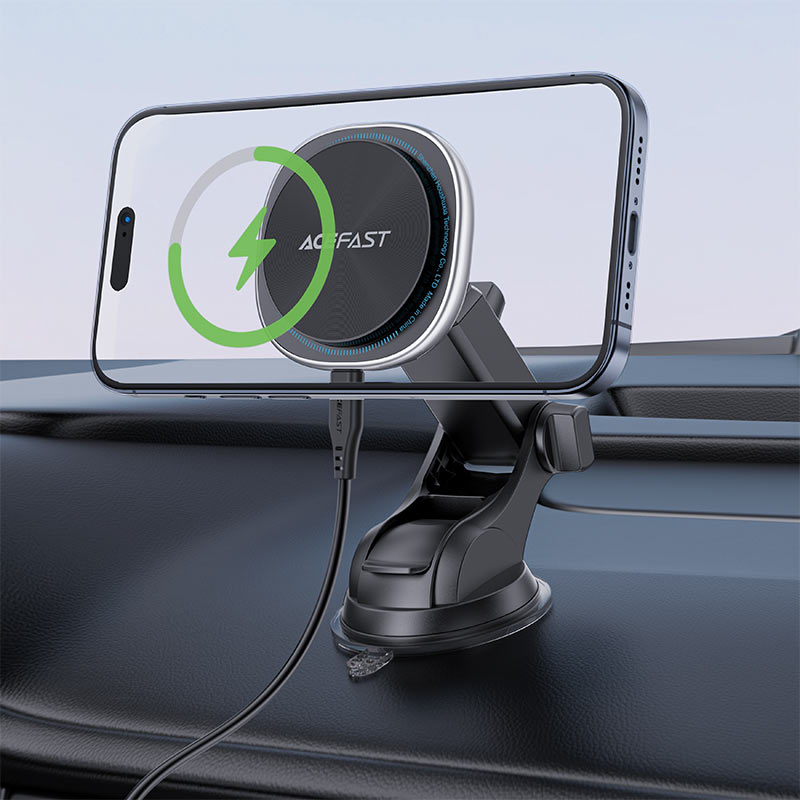 Acefast D42 Magnetic Wireless Car Charger – Fast Charge Acefast D42 Magnetic Wireless Car Charger – Fast Charge