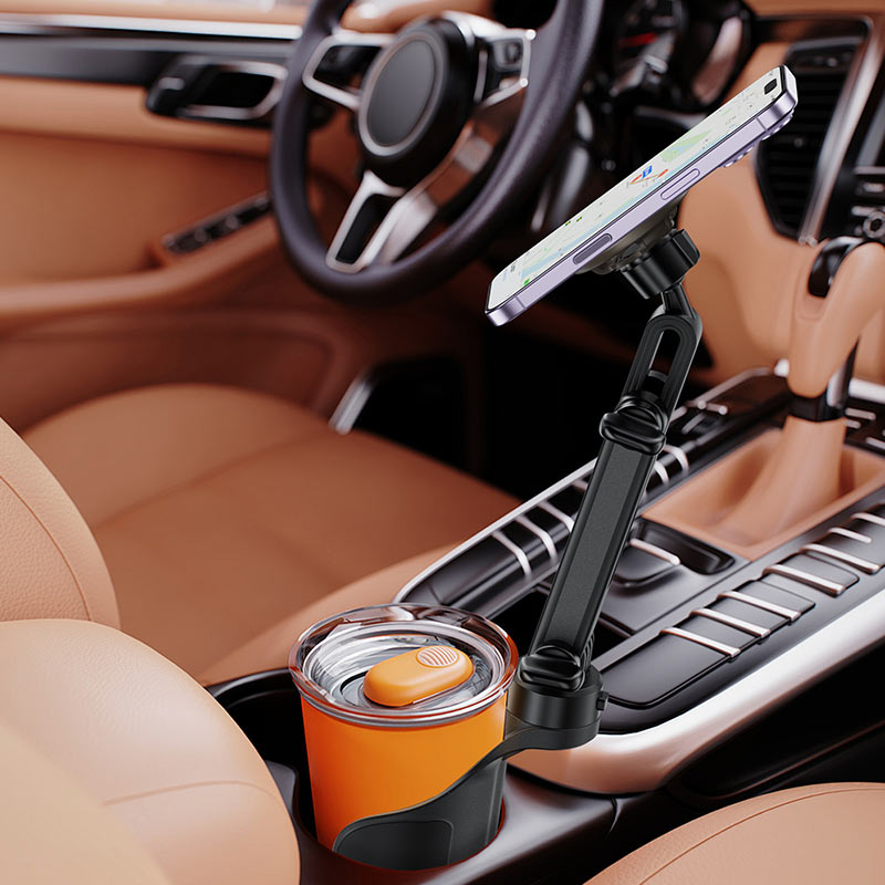 ACEFAST D62 Magnetic Car Cup Holder Phone Mount with Adjustable Ball Joint