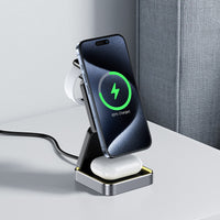محطة شحن ACEFAST E20 لاسلكية 3 في 1 MAG-Charge 15W