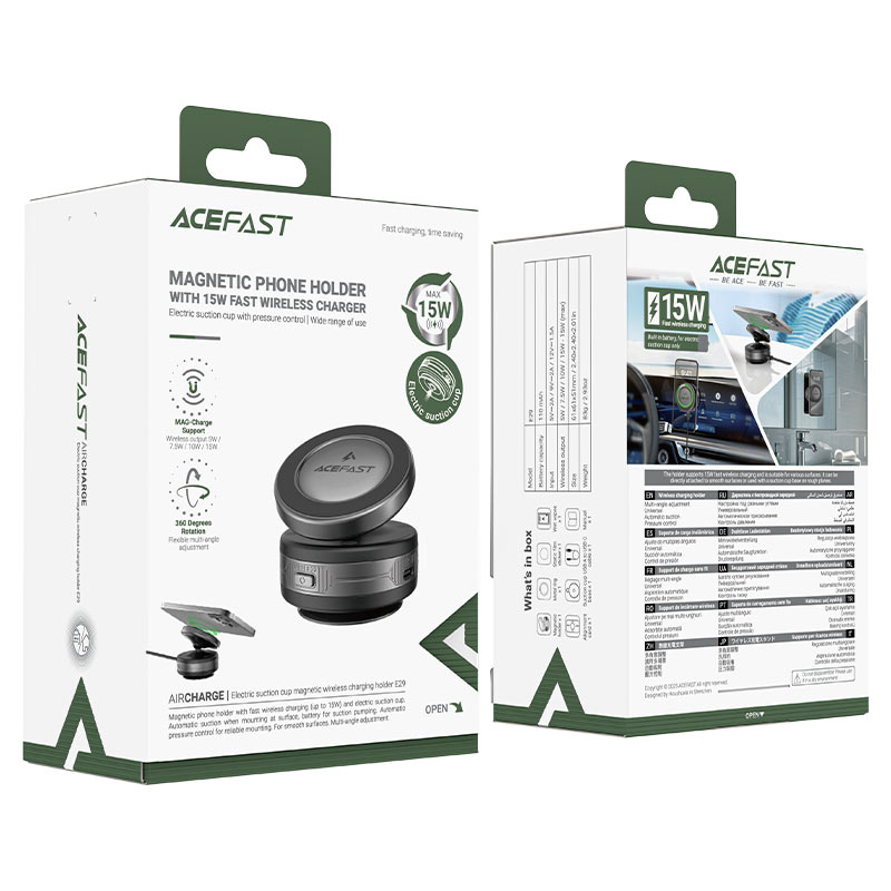 Acefast E29 Magnetic Wireless Charger & Holder Acefast E29 Magnetic Wireless Charger & Holder