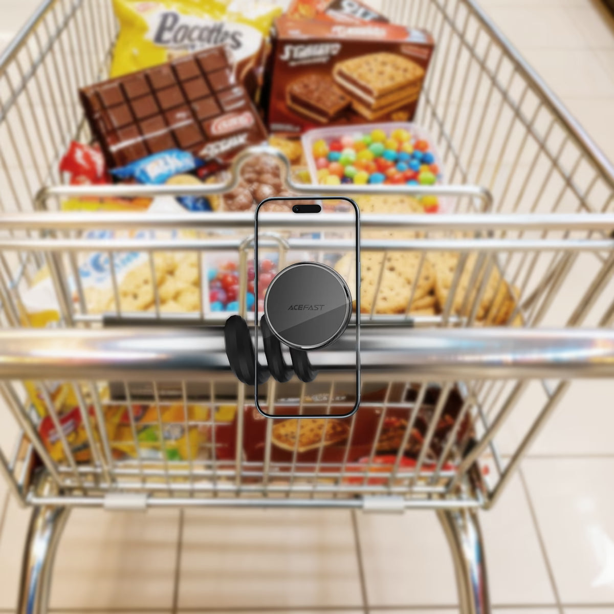 ACEFAST E36 Flexible Magnetic Phone Holder – Multi-Use Stand with Strong N52 Magnets