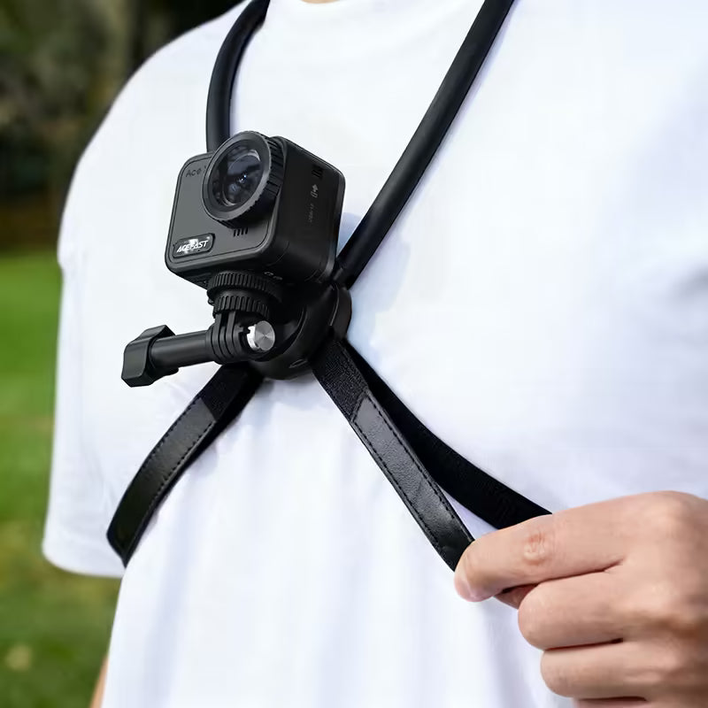 ACEFAST E37 Neck Action Camera Holder – Hands-Free First-Person Mount