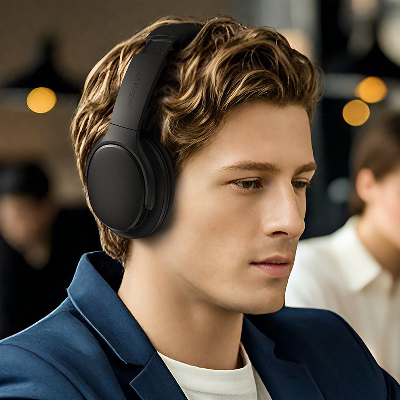 ACEFAST H10 Wireless Headset – 40mm Hi-Fi Drivers | Bluetooth 5.4 | 60H Battery | Gaming & Bass Boost | HD Mic
