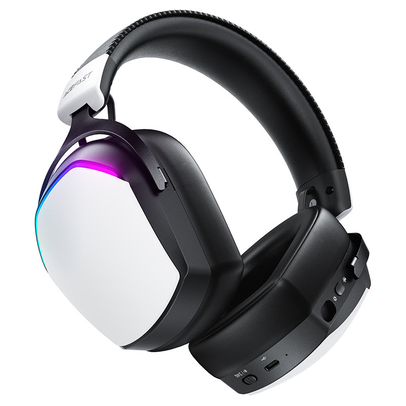 ACEFAST H11 Wireless Gaming Headset – 50mm Drivers | 2.4G + BT 5.4 + AUX | 0.02s Latency | RGB | 70H Battery