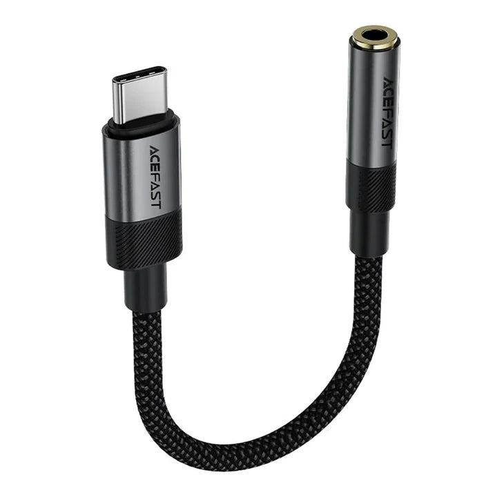 Acefast J12 USB-C to 3.5mm Audio Adapter with Hi-Fi DAC Chip - White