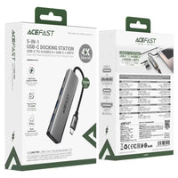 قاعدة ACEFAST J16 USB-C 5 في 1 4K 60Hz PD 90W