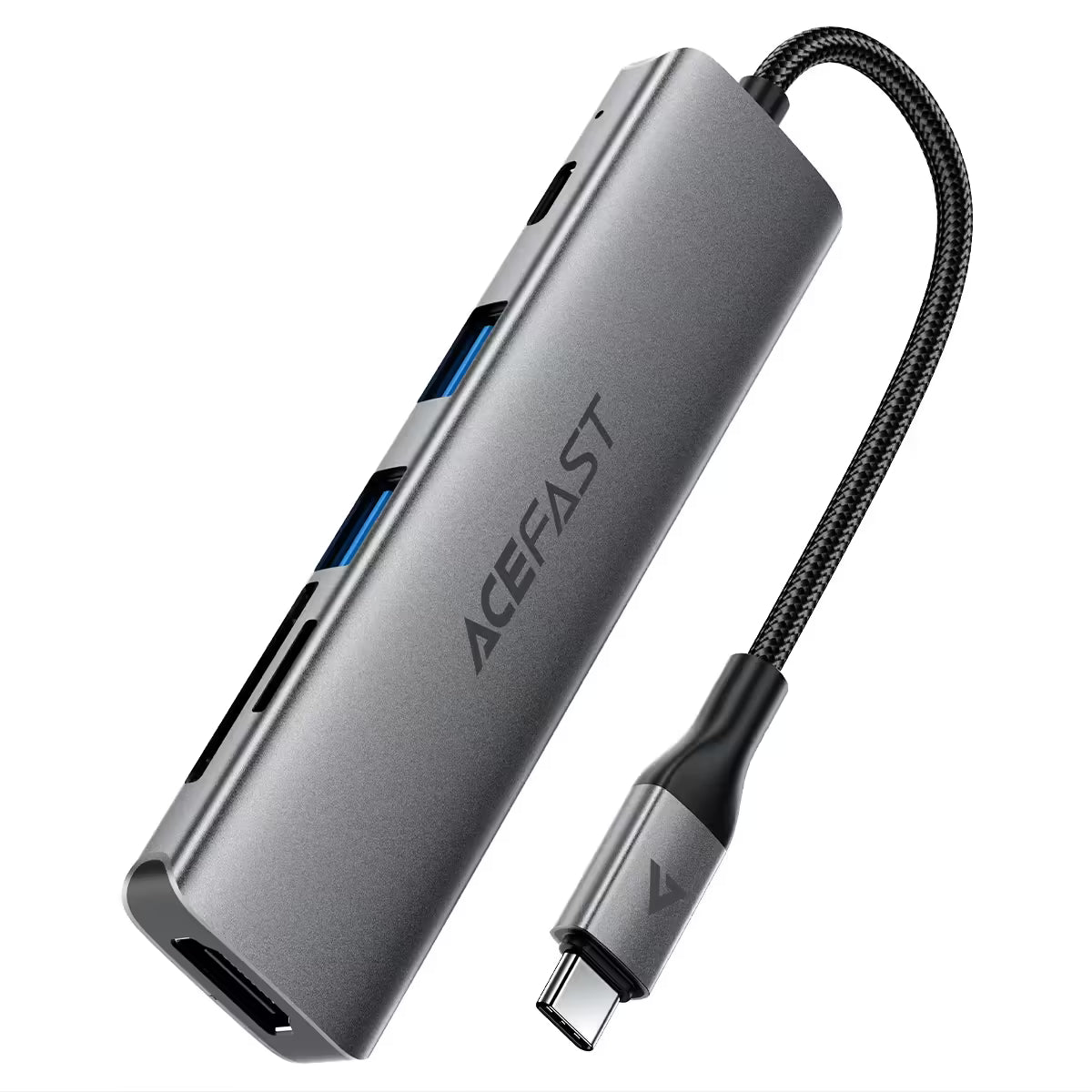 ACEFAST J18 USB-C Docking Station 6-in-1 – 4K 60Hz, 90W PD, 5Gbps