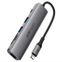 قاعدة ACEFAST J18 USB-C 6 في 1 4K 60Hz PD 90W