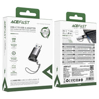 ACEFAST J8 USB-C to USB-A Adapter – 10Gbps, 27W Charging, Plug & Play