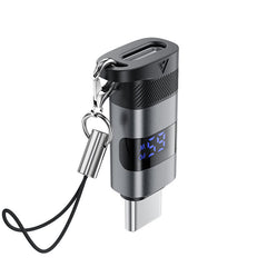 محول ACEFAST J9 USB-C 100W شاشة رقمية شحن سريع
