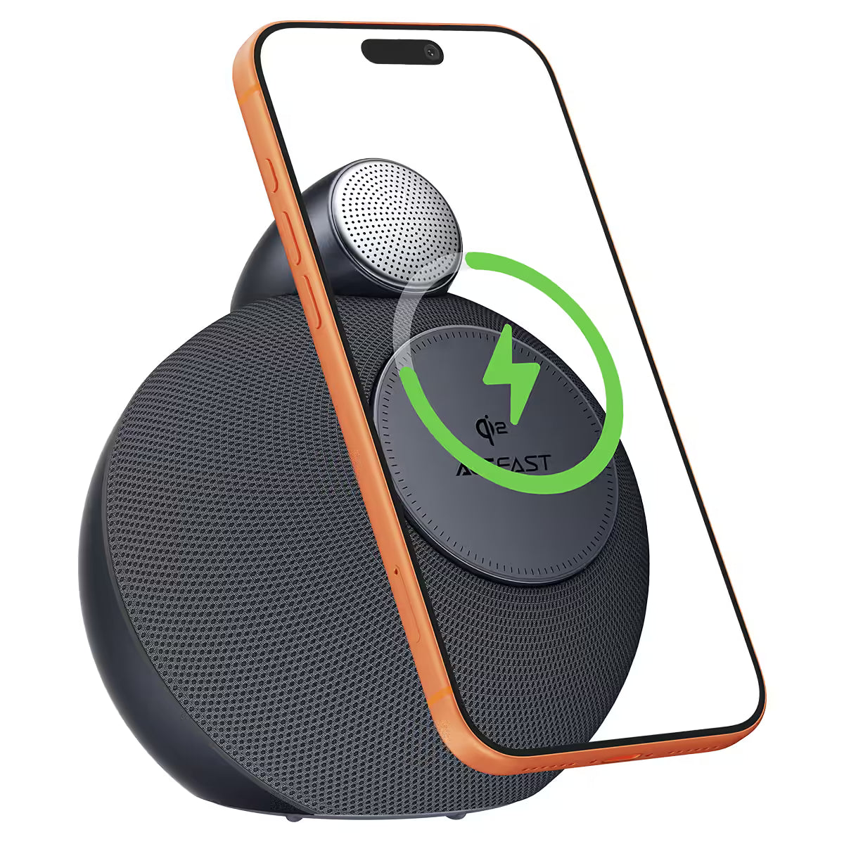 سماعة ACEFAST K10 Air مع شحن لاسلكي Qi2 وRGB 25W