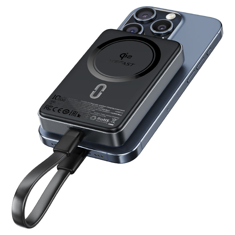 باور بنك ACEFAST M11 مغناطيسي 10000mAh شحن 30W Qi2