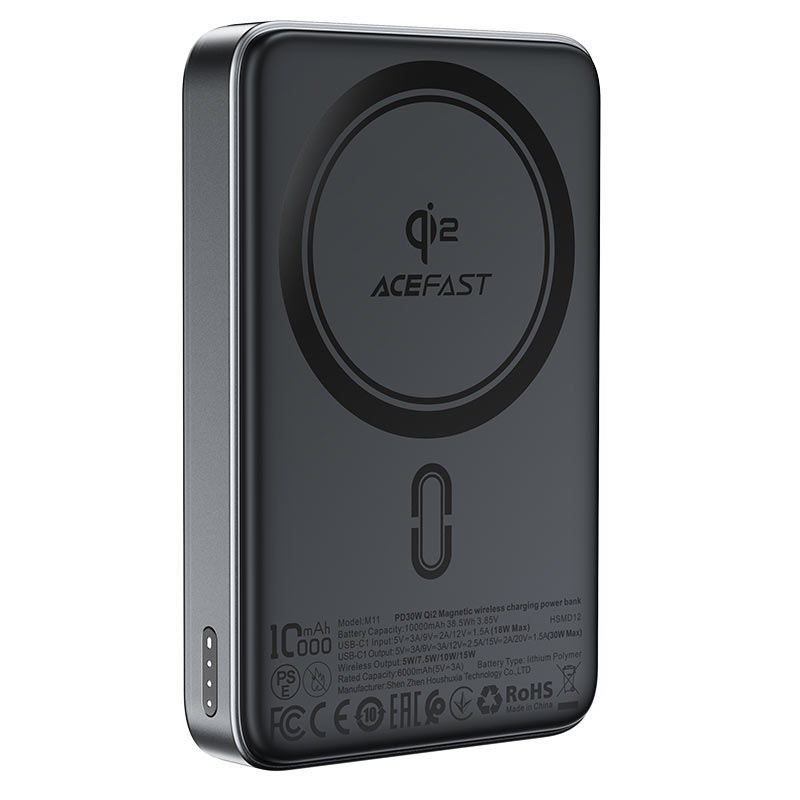 باور بنك ACEFAST M11 مغناطيسي 10000mAh شحن 30W Qi2
