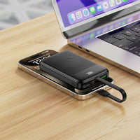 ACEFAST M13 Power Bank 10000mAh – PD 22.5W Fast Charge | Built-In USB-C Cable | USB-A | LED Display | Slim Design