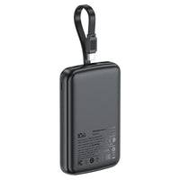 ACEFAST M13 Power Bank 10000mAh – PD 22.5W Fast Charge | Built-In USB-C Cable | USB-A | LED Display | Slim Design