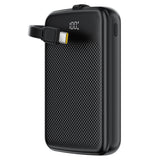 ACEFAST M13 Power Bank 10000mAh – PD 22.5W Fast Charge | Built-In USB-C Cable | USB-A | LED Display | Slim Design
