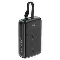ACEFAST M14 Power Bank 20000mAh – PD 22.5W Fast Charge | Built-In USB-C Cable | USB-A | LED Display | Multiple Safety Protection