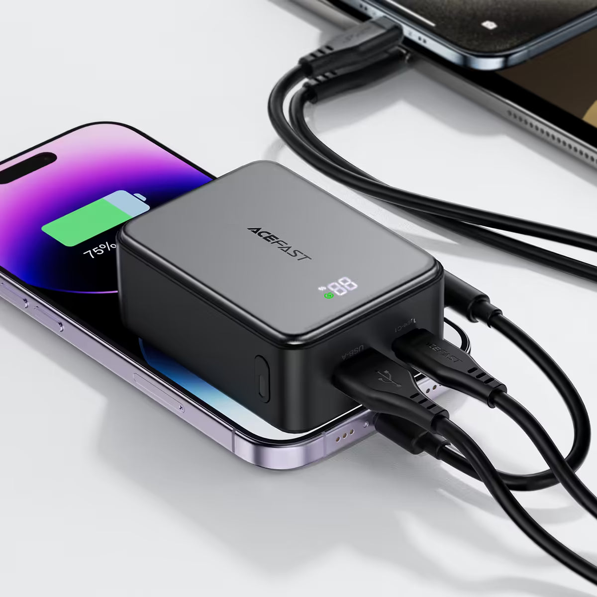 باور بنك ACEFAST M28 10000mAh شحن سريع 22.5W USB-C