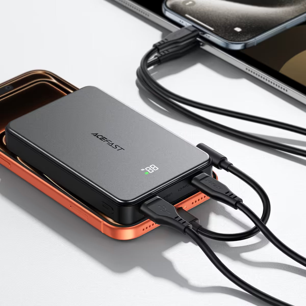 باور بنك ACEFAST M31 مغناطيسي 10000mAh شحن سريع 22.5W