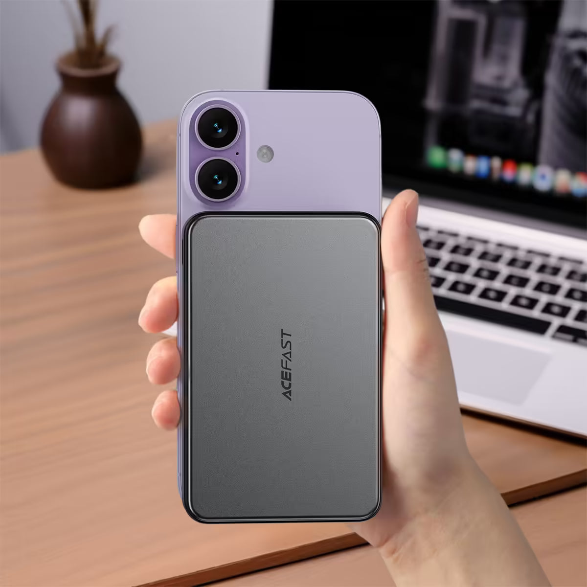 باور بنك ACEFAST M31 مغناطيسي 10000mAh شحن سريع 22.5W