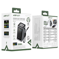 باور بانك ACEFAST M33 20000mAh 100W شاشة TFT شحن سريع