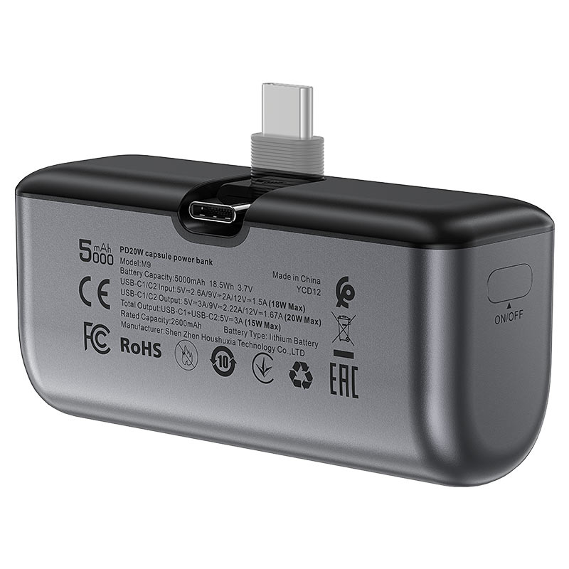 باور بانك ACEFAST M9 5000mAh 20W قابل للطي USB-C