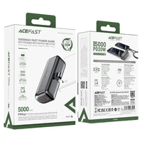 ACEFAST M9 Power Bank 5000mAh 20W – Foldable USB-C Plug, Dual Port, Fast Charging