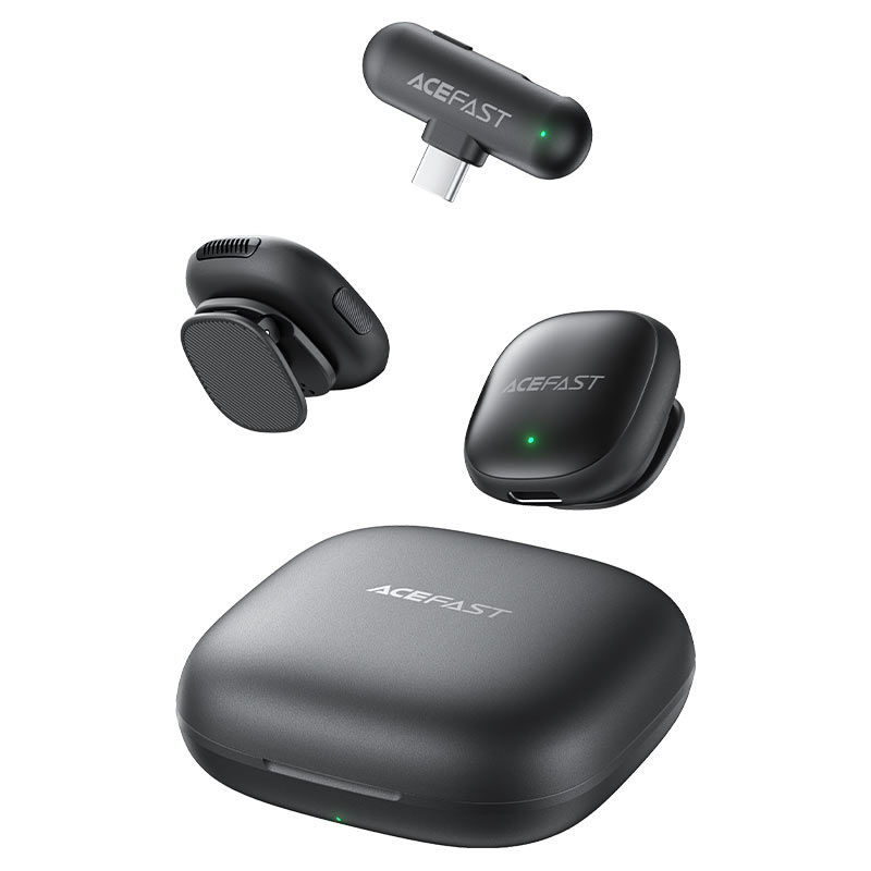 Acefast R1 Wireless Lavalier Microphone – Clear Sound Acefast R1 Wireless Lavalier Microphone – Clear Sound